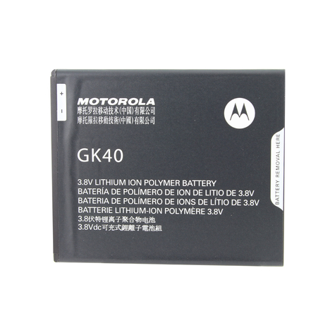 Motorola Gk40 Moto E3, G4 Play, Moto G5 Litiu Ion Polimer 2800mah