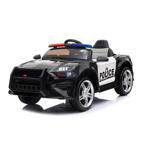 vehiculul pentru copii, mașină electrică de poliție de design 07 12v4,5ah baterie, 2 motoare 2,4ghz telecomandă, mp3