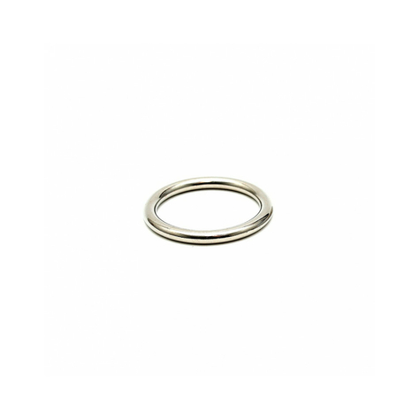 Rimba Solid Metal Cockring. Approx 8 Mm. Thick