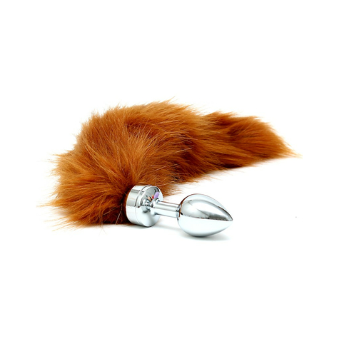 Rimba Butt Plug Small With Brown Tail (Unisex)