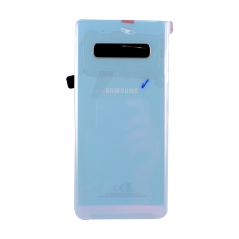 Samsung Gh82-18406f G975f Galaxy S10+ Alb Capac De Baterie Rkside Rkpart Battery Cover