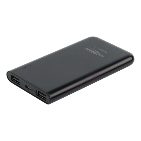 Ansmann Powerbank 5.4 Negru Universal Apple Iphone 5/5s/5c/Se/6/6/6s/6s Plus/7/7 Plus Ipad Pro/Air 2/Mini 4/Mini 2 Samsung Galaxy S/A/J,... Polimer De Litiu (Lipo) 5400 Mah Usb