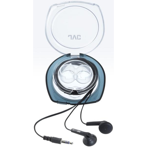 Jvc Ear Bud Headphone Căști Căști În Ureche Negre Cu Fir Înfășurare În Ureche 20 20000 Hz