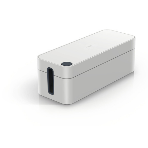 Durable Cavoline Box L Carcasă Pentru Cabluri Masă/Banc Gri Plastic Cauciuc 406 Mm 156 Mm