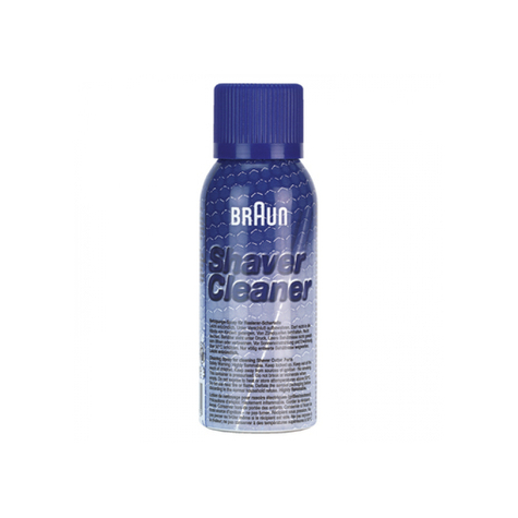 Braun Shaver Cleaner Spray De Curățare Pentru Aparat De Ras