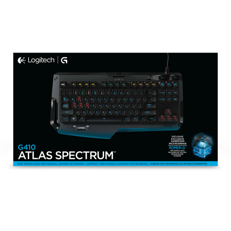 Logitech Gaming G410 Atlas Spectrum Tastatură Usb