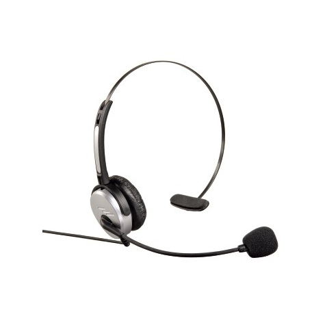 Hama Headband Headband Headset Căști Negru Argintiu Monofonic Cu Fir 2,5 Mm Telefon