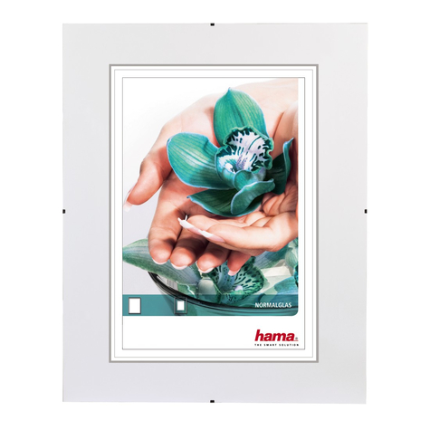 Hama Clip-Fix - Glass - Transparent - Single Picture Frame - 20 X 28 Cm - Clip-Fix - Thoughtful