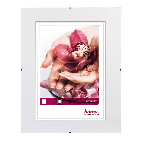 Hama Clip-Fix Sticlă Transparentă Rama Pentru O Singură Imagine 7 X 10 Cm Clip-Fix Anti-Reflexie