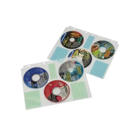 Hama Cd-Rom Index Sleeves 60 Discuri Transparent Plastic