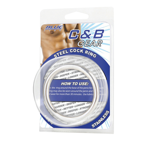 Blue Line C&B Gear 2' Steel Cock Ring