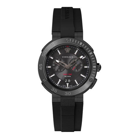 Versace Vecn00219 V-Extreme Pro Pentru Bărbați Ceas Cu Cronometru Dublu Pentru Bărbați