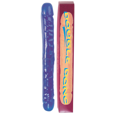 Double Artificial Jelly Penis Blue 32cm