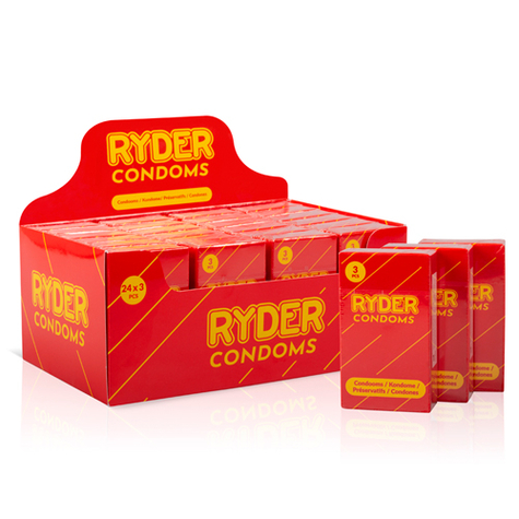 Ryder Condooms 24 X 3 Bucăți