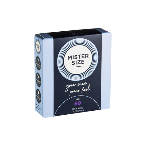 Mister Size Size 69 Mm Condoms (Set Of 3)