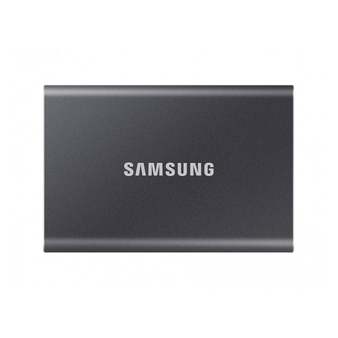 Samsung Ssd Portabil T7 500gb Titan Grey Mu-Pc500t/Ww