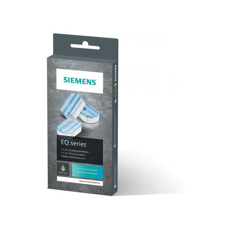 Siemens Eq.Series 2in1 Tablete De Detartraj 3x36g Tz80002a