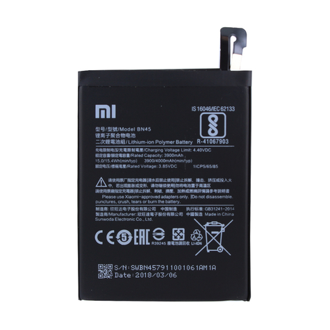 Xiaomi Bn45 Xiaomi Bn45 Xiaomi Redmi Note 5 Baterie Litiu-Ion 3900mah