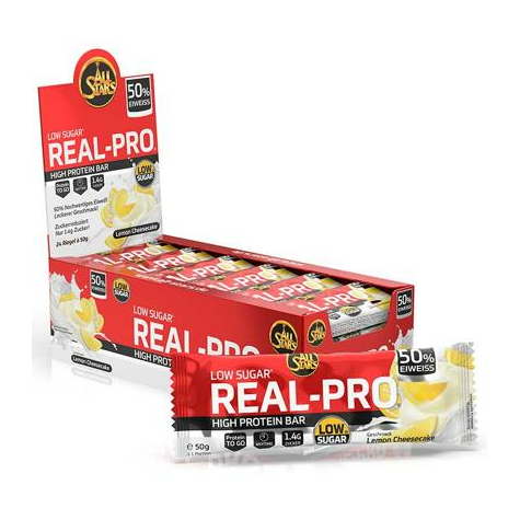 All Stars Real-Pro 50% Bară Proteică, 24 Batoane De 50 G