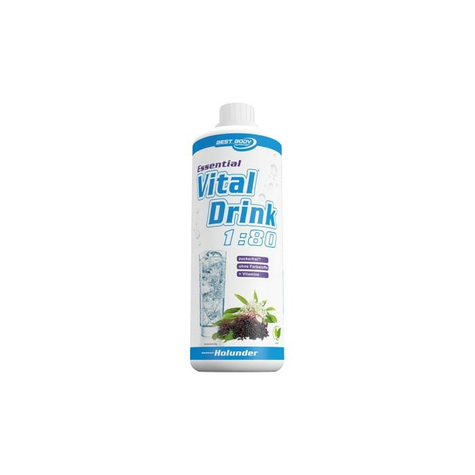 best body nutrition essential vitaldrink, sticlă de 1000 ml