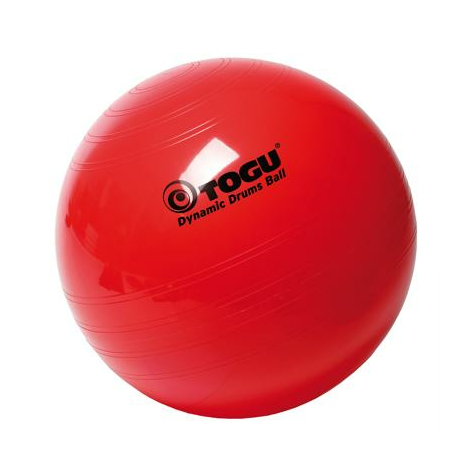Togu Dynamic Drums Ball, 65 Cm, Roșu
