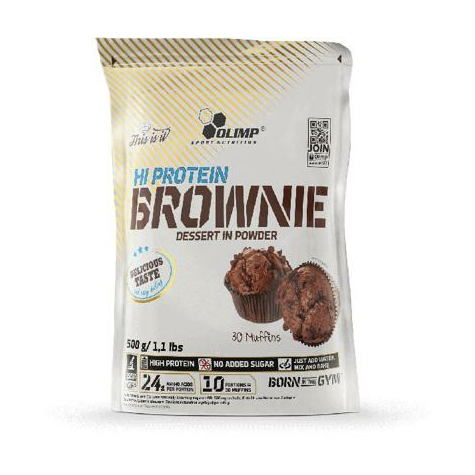 Olimp Hi Protein Brownie, Pungă De 500 G, Ciocolată