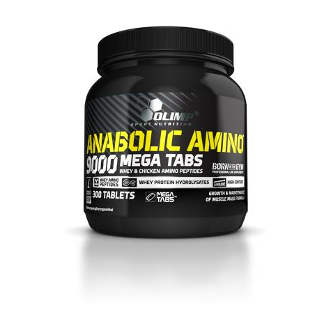 Olimp Anabolic Amino 9000 Mega Tabs, 300 Comprimate Doza De Comprimate