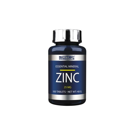 Scitec Essentials Zinc, 100 Comprimate Doza