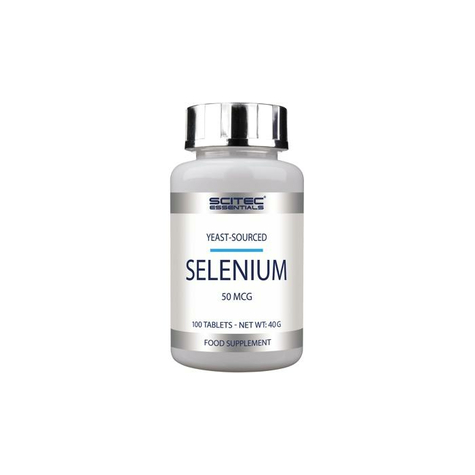 Scitec Essentials Selenium, 100 Comprimate Doză