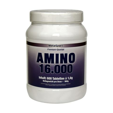 Metasport Amino 1600, 600 Comprimate Masticabile Doză