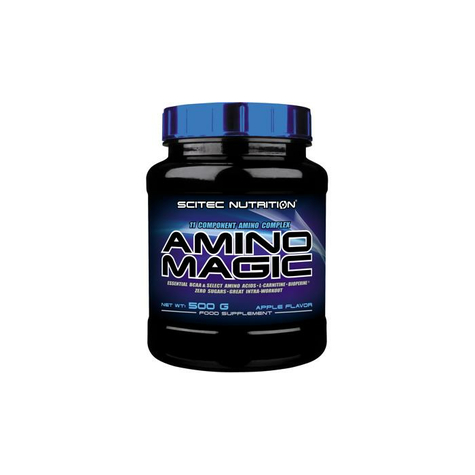 scitec nutrition amino magic, cutie de 500 g