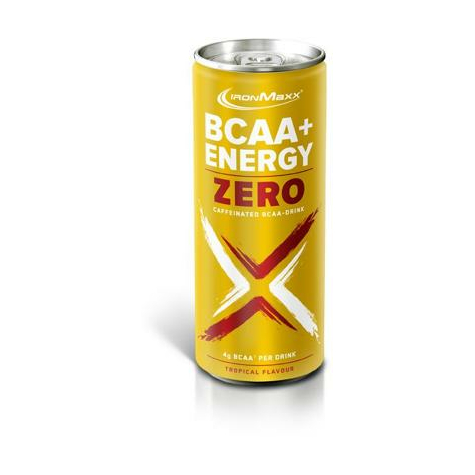 Ironmaxx Bcaa + Băutură Energizantă Zero, 24 X 330 Ml Cutie (Produs De Depozit)