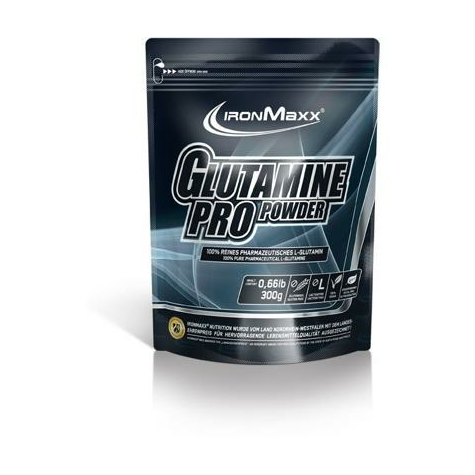 Ironmaxx Glutamine Pro Pulbere, Pungă De 300 G