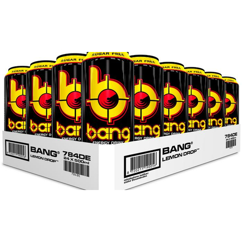 Vpx Bang Energy Drink, 24 X 0.5 L Can (Deposit)