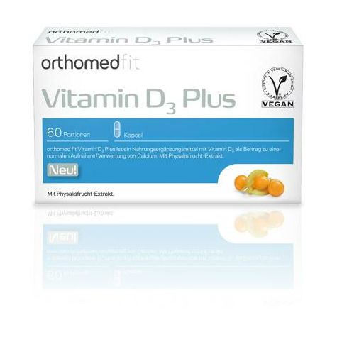 Orthomed Fit Vitamin D3 Plus Capsule, 60 De Porții Zilnice (V963-30)