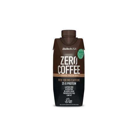 Biotech Usa Zero Coffee, 15 X 330 Ml Cutie De Băutură, Caffe Latte