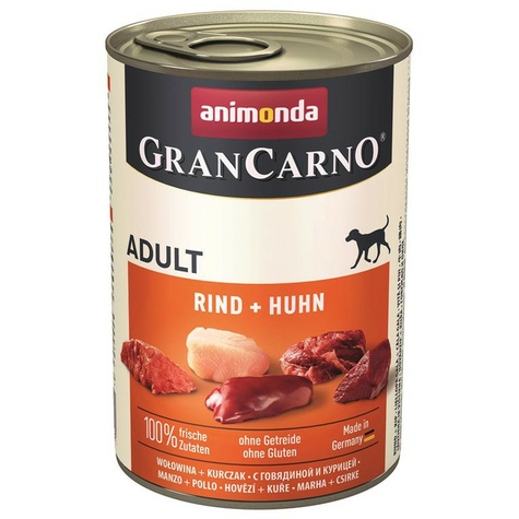 Animonda Dog Grancarno,Carno Adult Beef-Chicken 400g D