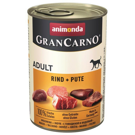 Animonda Dog Grancarno,Carno Adult Carne De Vită Curcan 400gd