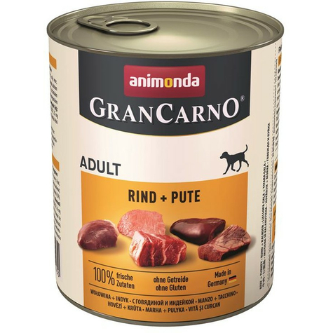 Animonda Dog Grancarno,Carno Adult Carne De Vită Curcan 800gd
