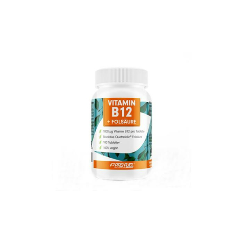 Profuel Vitamina B12 + Folsre, 180 Comprimate Doză