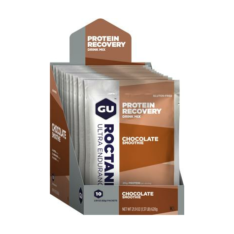 Gu Roctane Protein Recovery Drink Mix, 10 X 61 G / 62 G Pliculeț