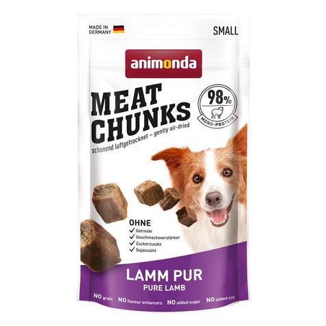 Animonda Snacks Pentru Câini, Bucăți De Carne De Miel Pur 60g