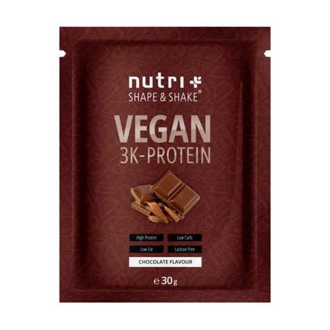 Nutri+ Vegan 3k Protein Powder, 30 G De Probă