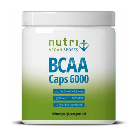 Nutri+ Vegan Bcaa Capsule, 360 Capsule