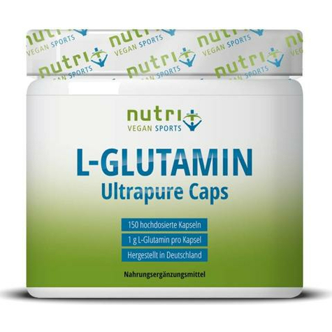 Nutri+ Vegan L-Glutamina Capsule Ultrapure, 150 Capsule