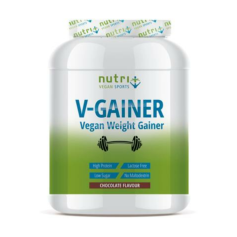 Nutri+ Vegan V-Gainer Powder, Cutie De 2000 G