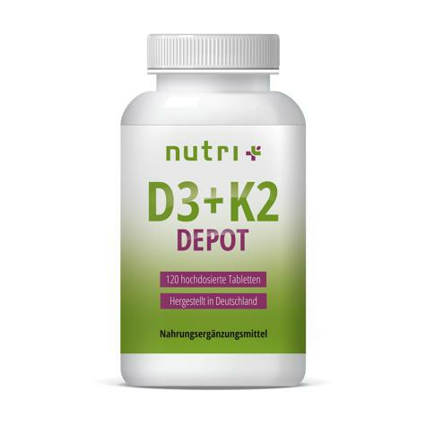Nutri+ Vegan D3+K2 Depot Comprimate, 120 Comprimate
