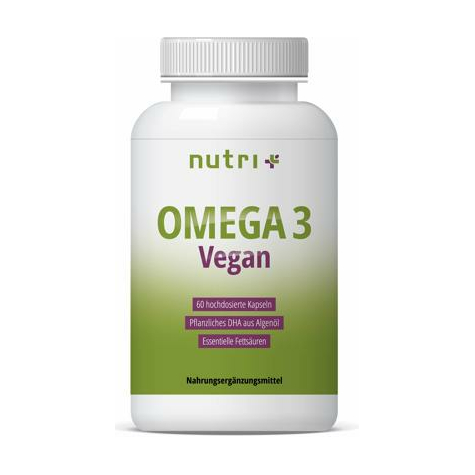 Nutri+ Vegan Omega 3 Capsule, 60 Capsule