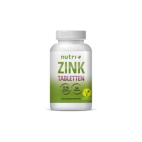 Nutri+ Zinc, 365 Comprimate Can