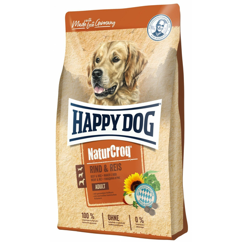 Happy Dog,Hd Naturcroq Beef+Rice 15kg